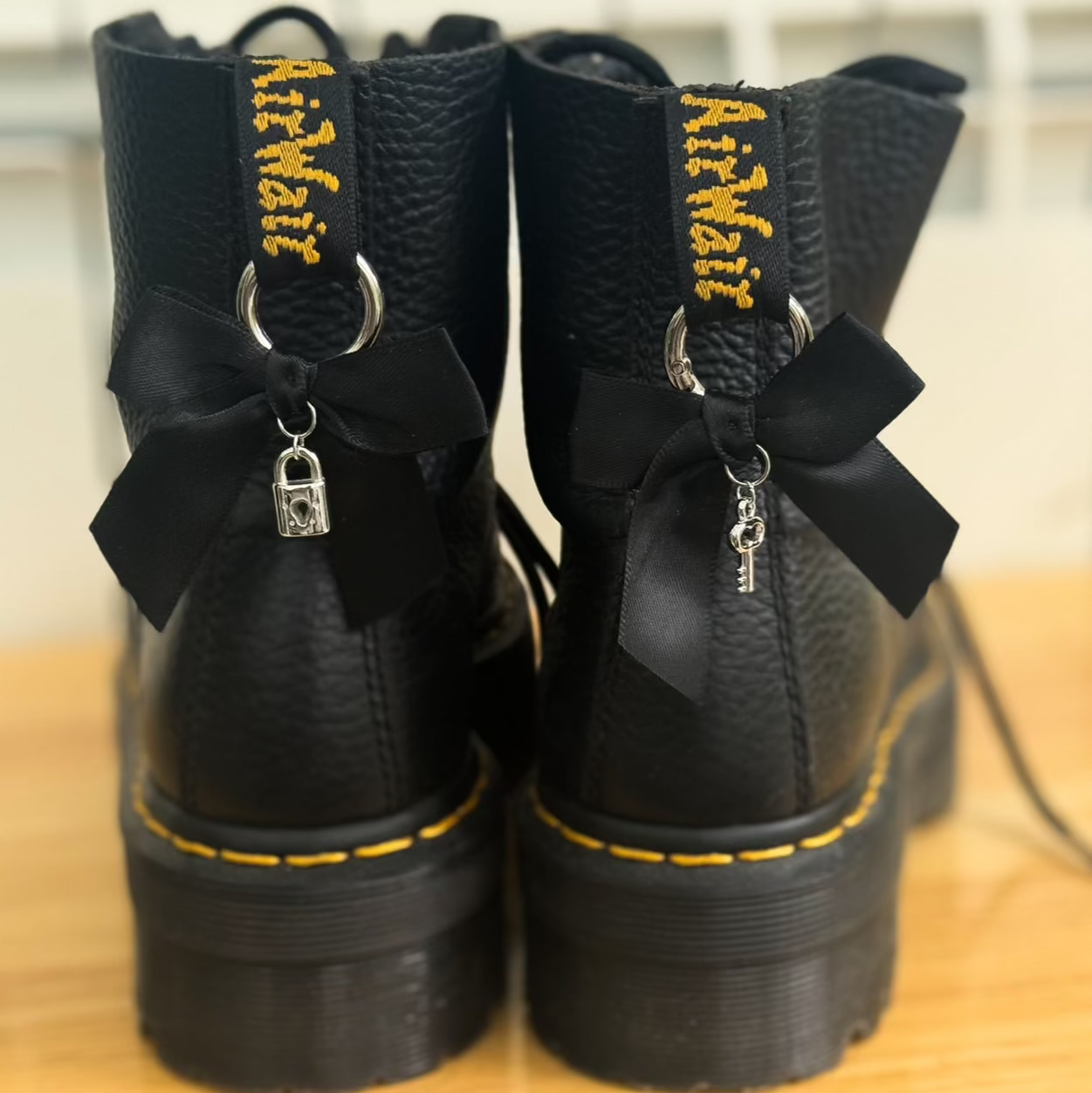 Bow Boot Accessories with Charm Details
