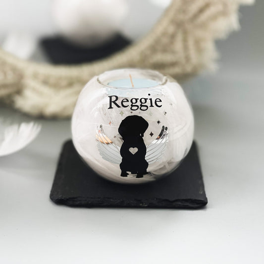 Beagle Memorial Tealight Holder