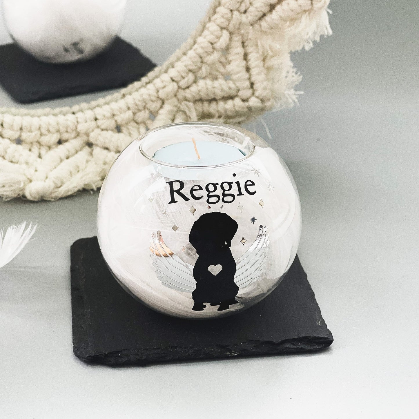 Beagle Memorial Tealight Holder