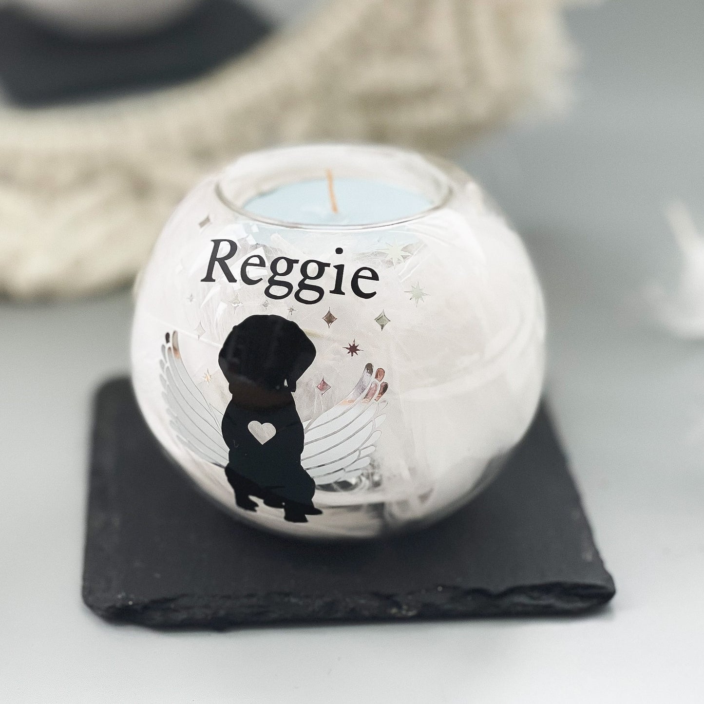 Beagle Memorial Tealight Holder