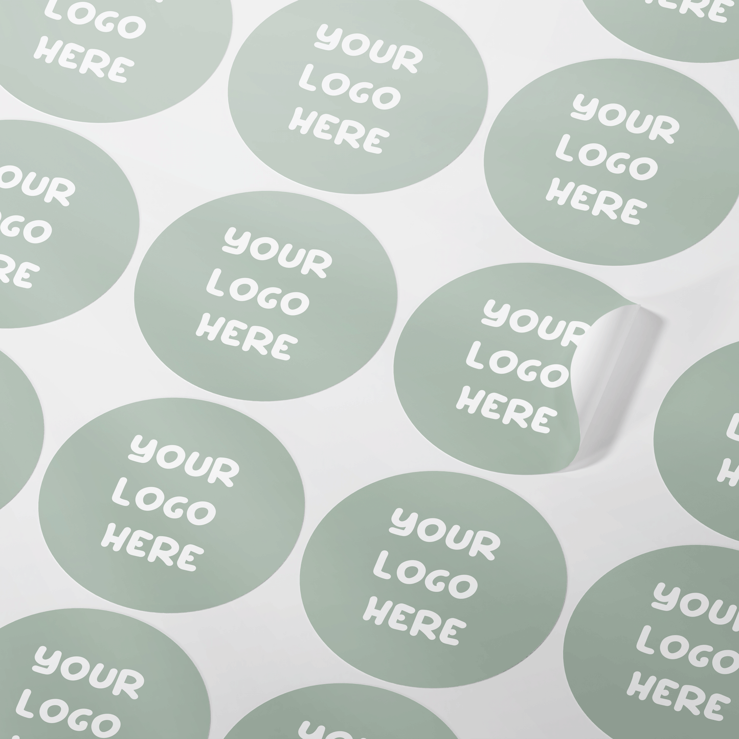 Custom Circle Logo Stickers