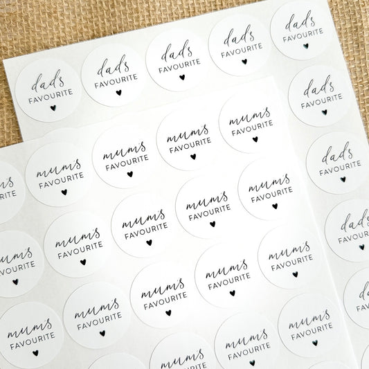 Mum's & Dad's Favourite Stickers
