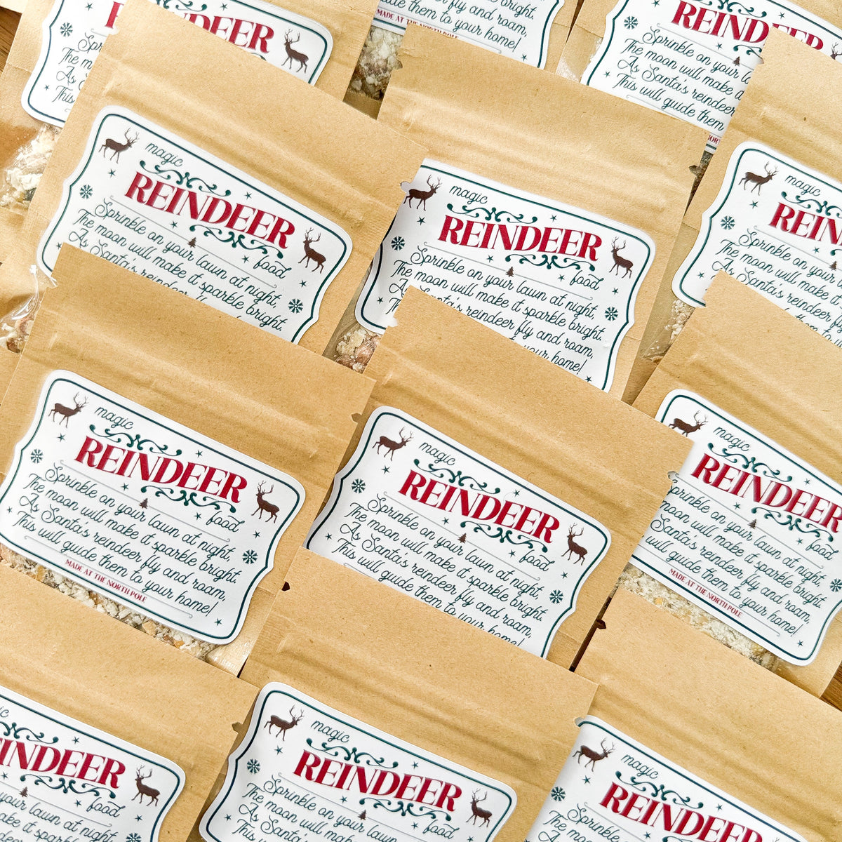 Reindeer Food Packets - Bulk Buy