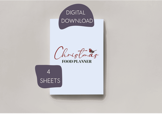 DIGITAL Christmas Food Planner