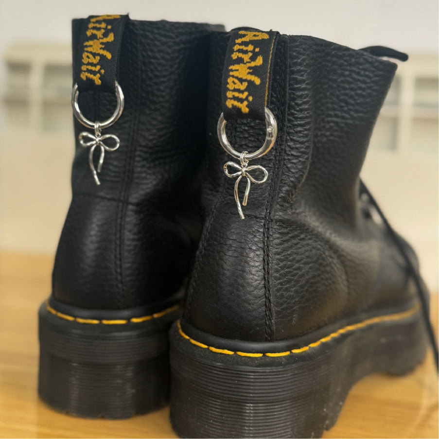 Bow Boot Charms | Clip-On Dr Martens Charms | Set of 2
