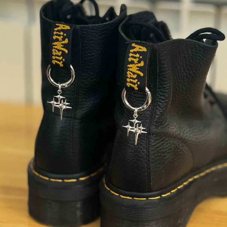 Sparkle Boot Charms Clip-On Dr Martens Charms | Set of 2