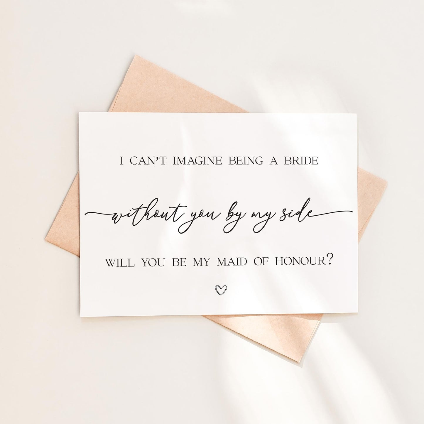 Bridal Party Proposal Card