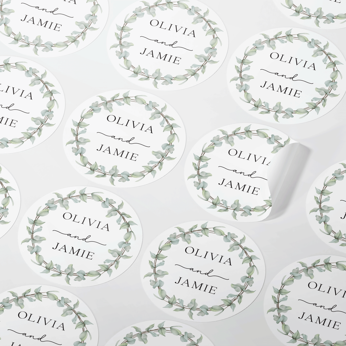 Personalised Eucalyptus Stickers