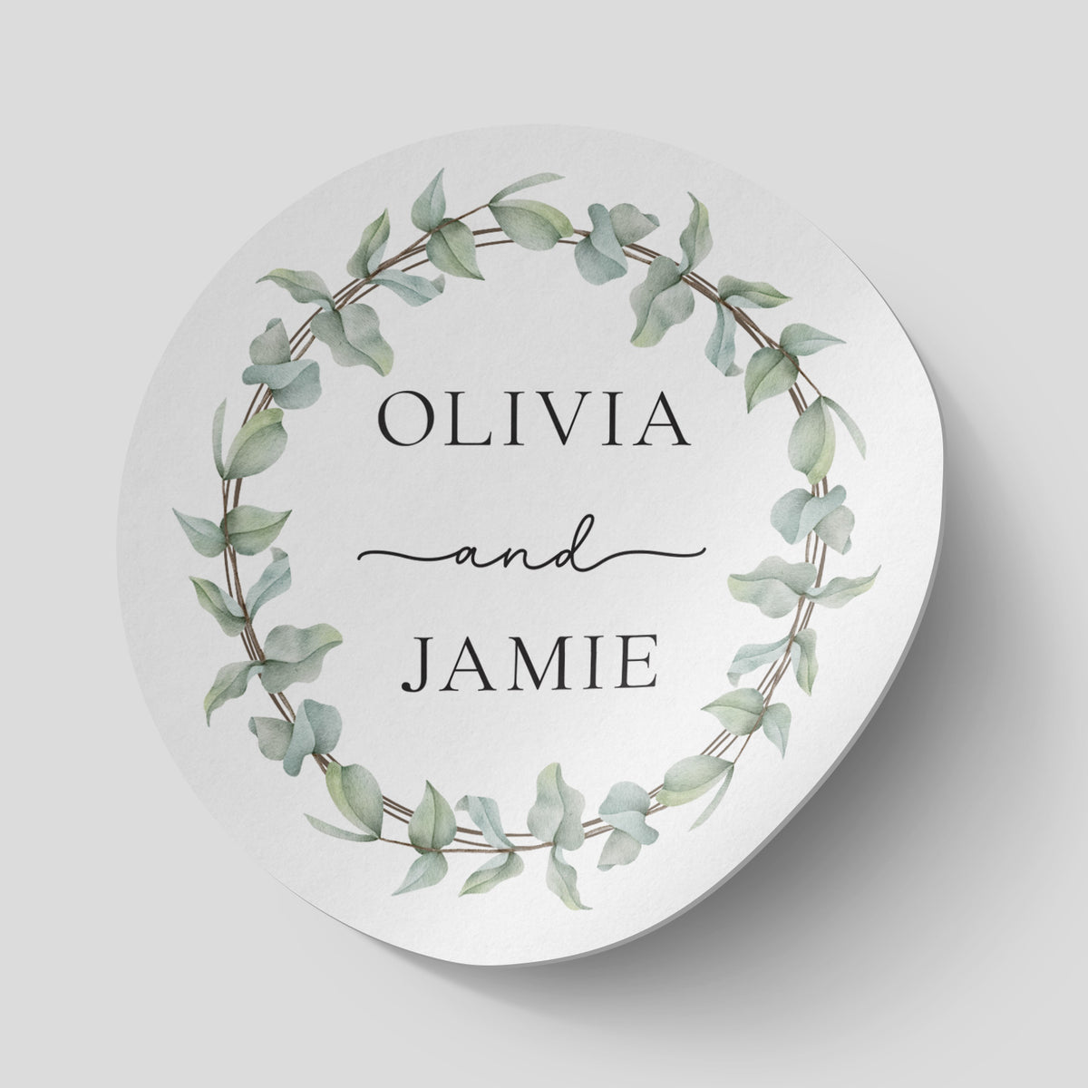 Personalised Eucalyptus Stickers