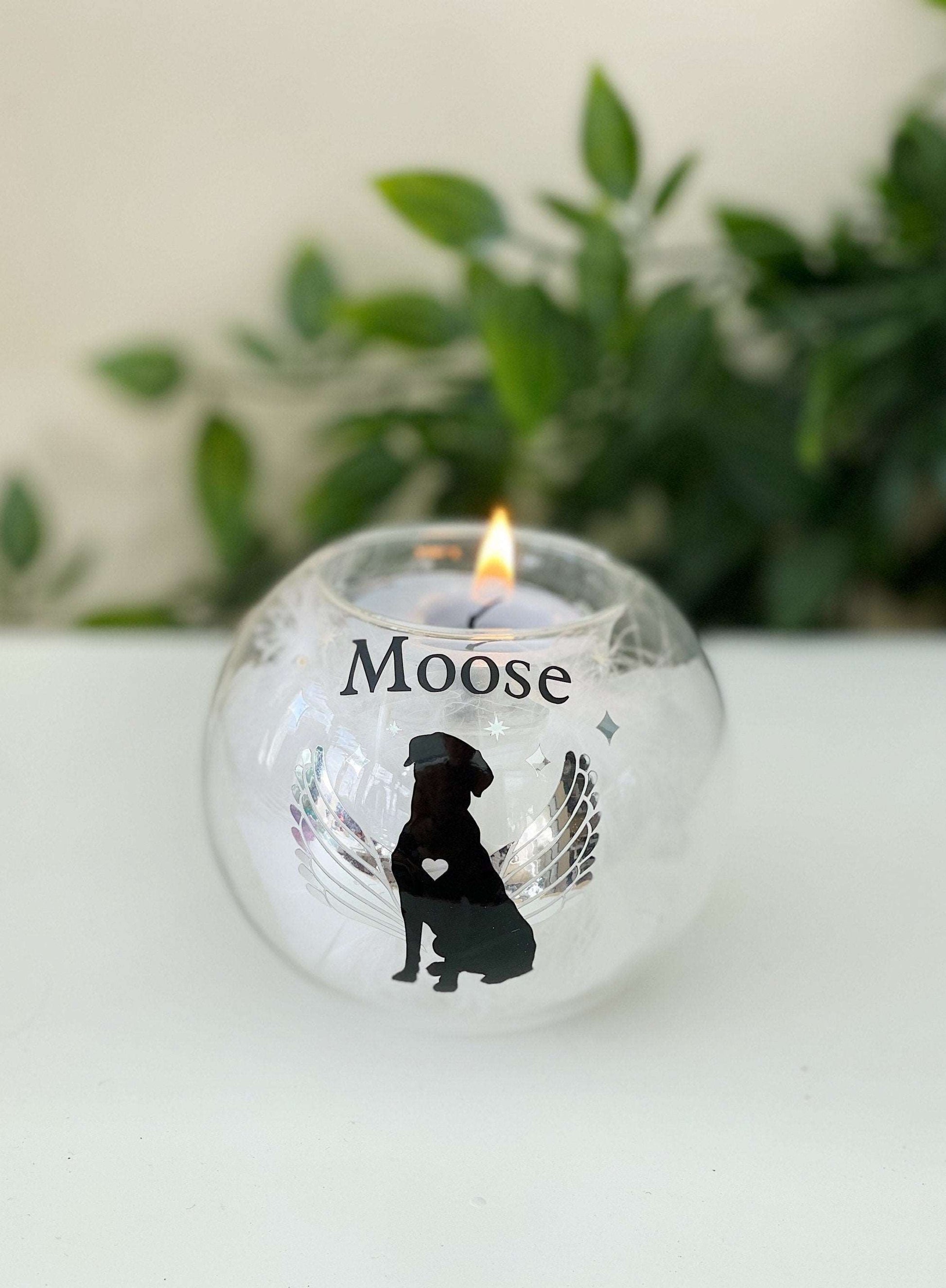 Perfectly Imperfect | Personalised Labrador Retriever Tealight Holder