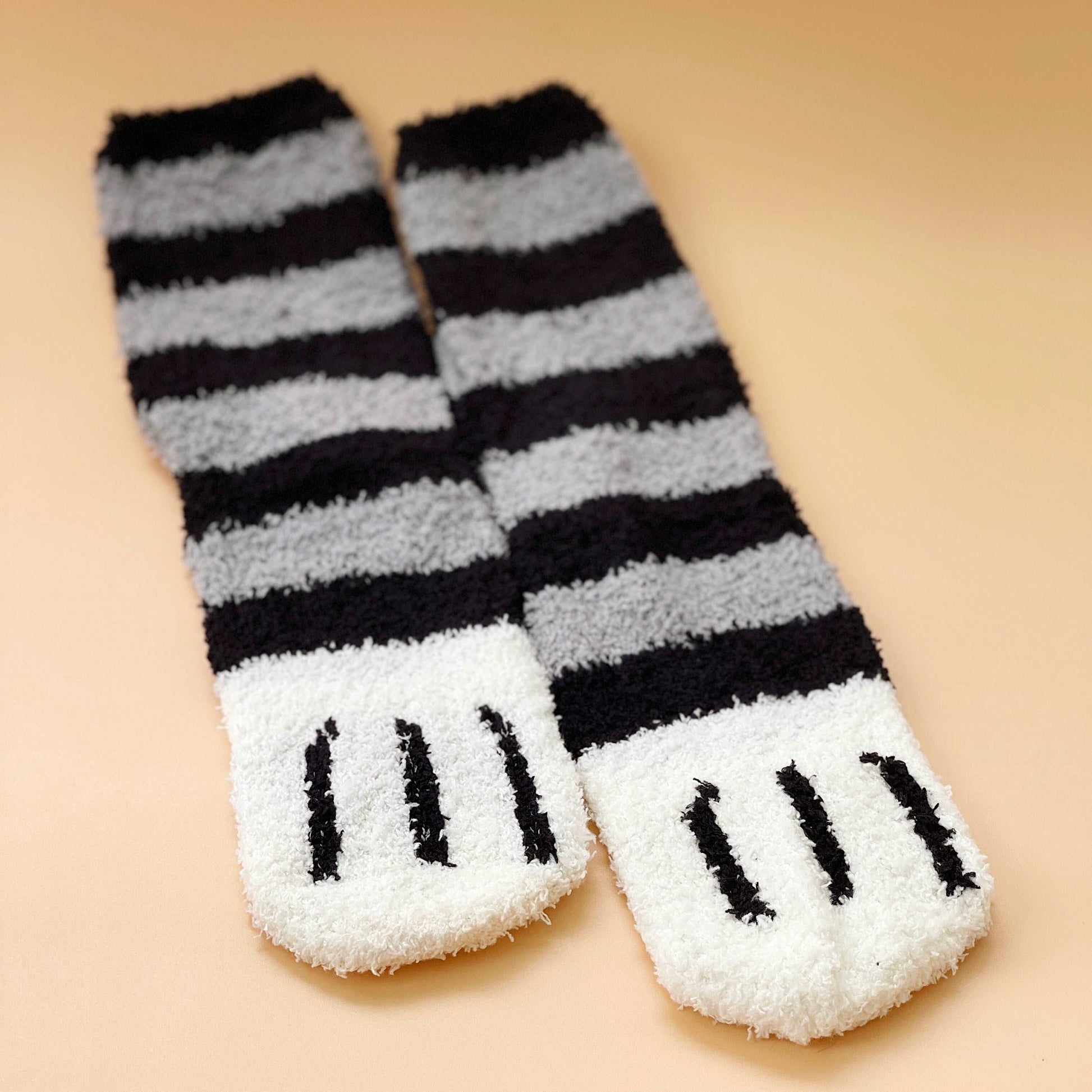 Fuzzy Cat Socks