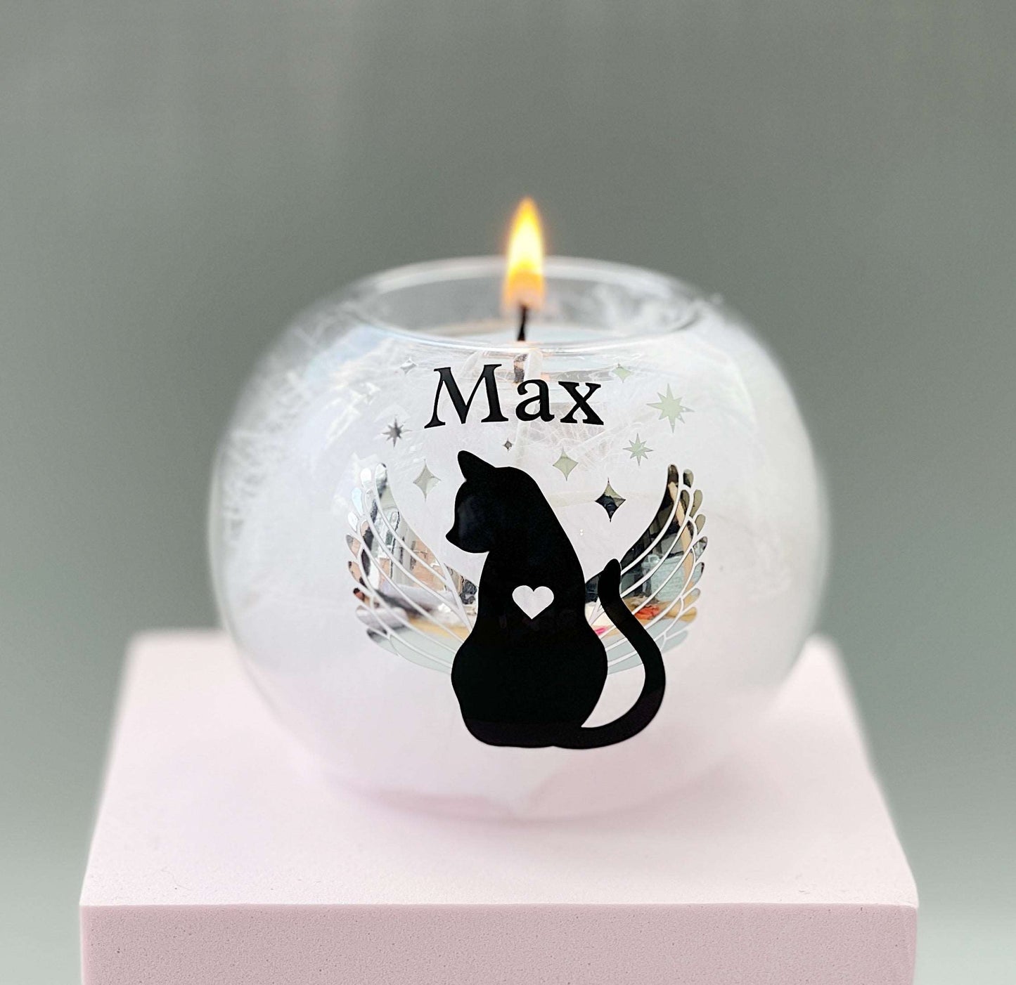 Perfectly Imperfect | Cat Memorial Tea Light Holder