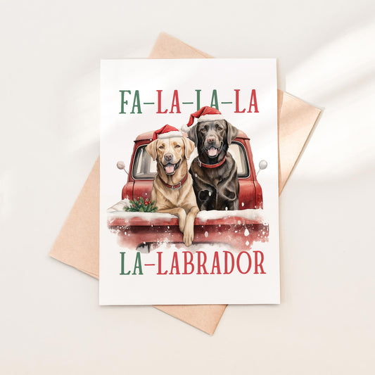 Labrador Christmas Card