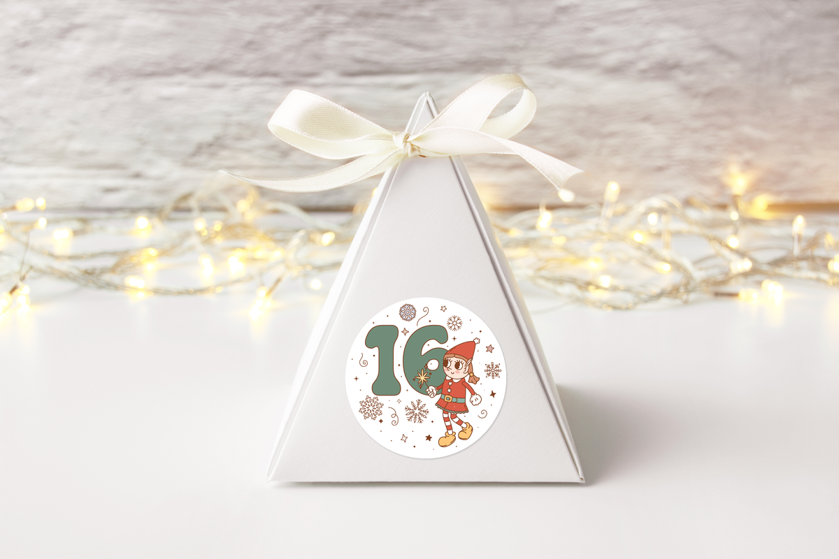 DIY Advent Calendar Stickers