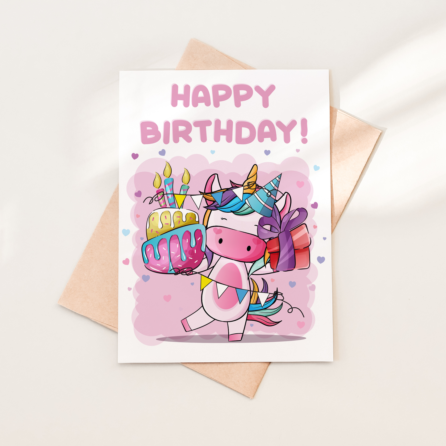 Unicorn Birthday Card