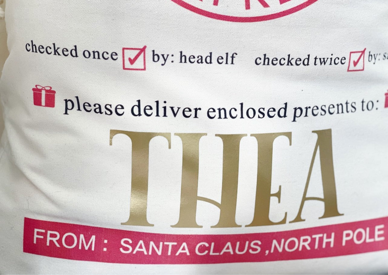 Personalised North Pole Santa Sacks